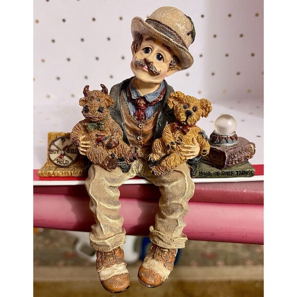 Boyds Bears  & Friends Wee Folkstone Series Henry K Wall Street Shelf Sitter - Picture 1 of 10